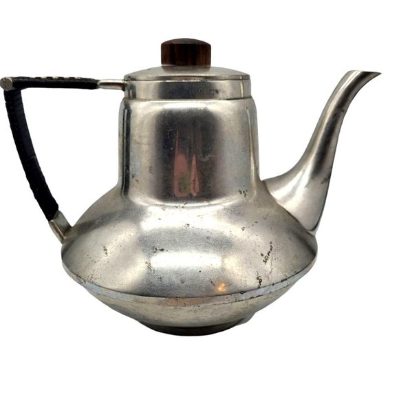 Vintage Metawa Holland Pewter MCM Art Deco Teapot - Picture 1 of 9